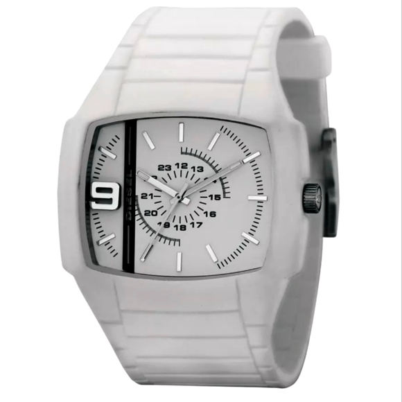 Diesel White Timepiece - Picture 1 of 4
